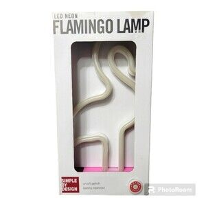 LED Neon Flamingo Lamp Party Tabletop Light